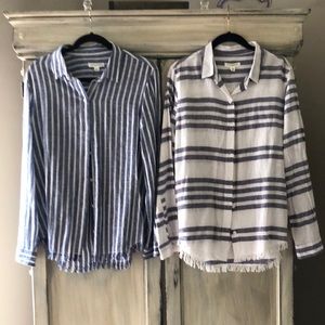 Beautiful summer tops Beach Lunch Lounge  2 for 25$Medium